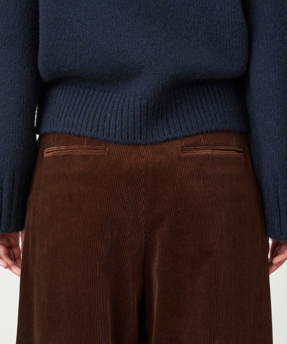 ATON SUVIN CORDUROY | タックワイドパンツ 