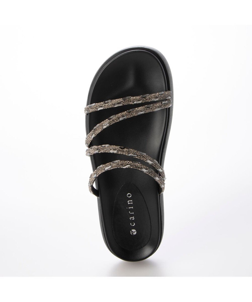 MODE ET JACOMO <carino>厚底ビジューサンダル 