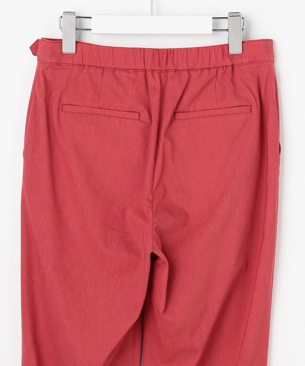 J.PRESS LADIES L 【WEB限定カラーあり・人気素材・セットアップ対応】セルロースリネンストレッチ テーパード パンツ 