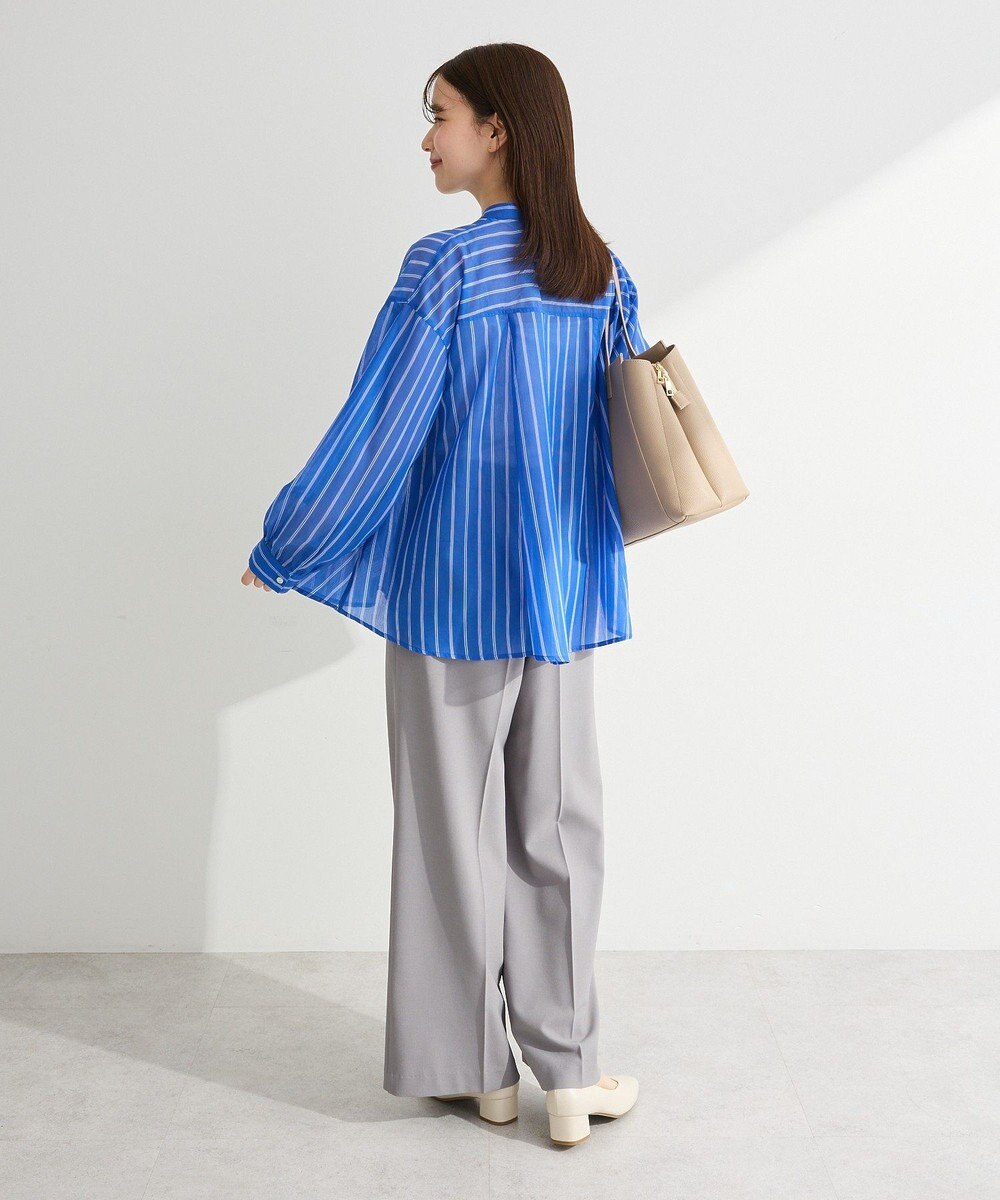 Green Parks フレアラインスキッパーブラウス 