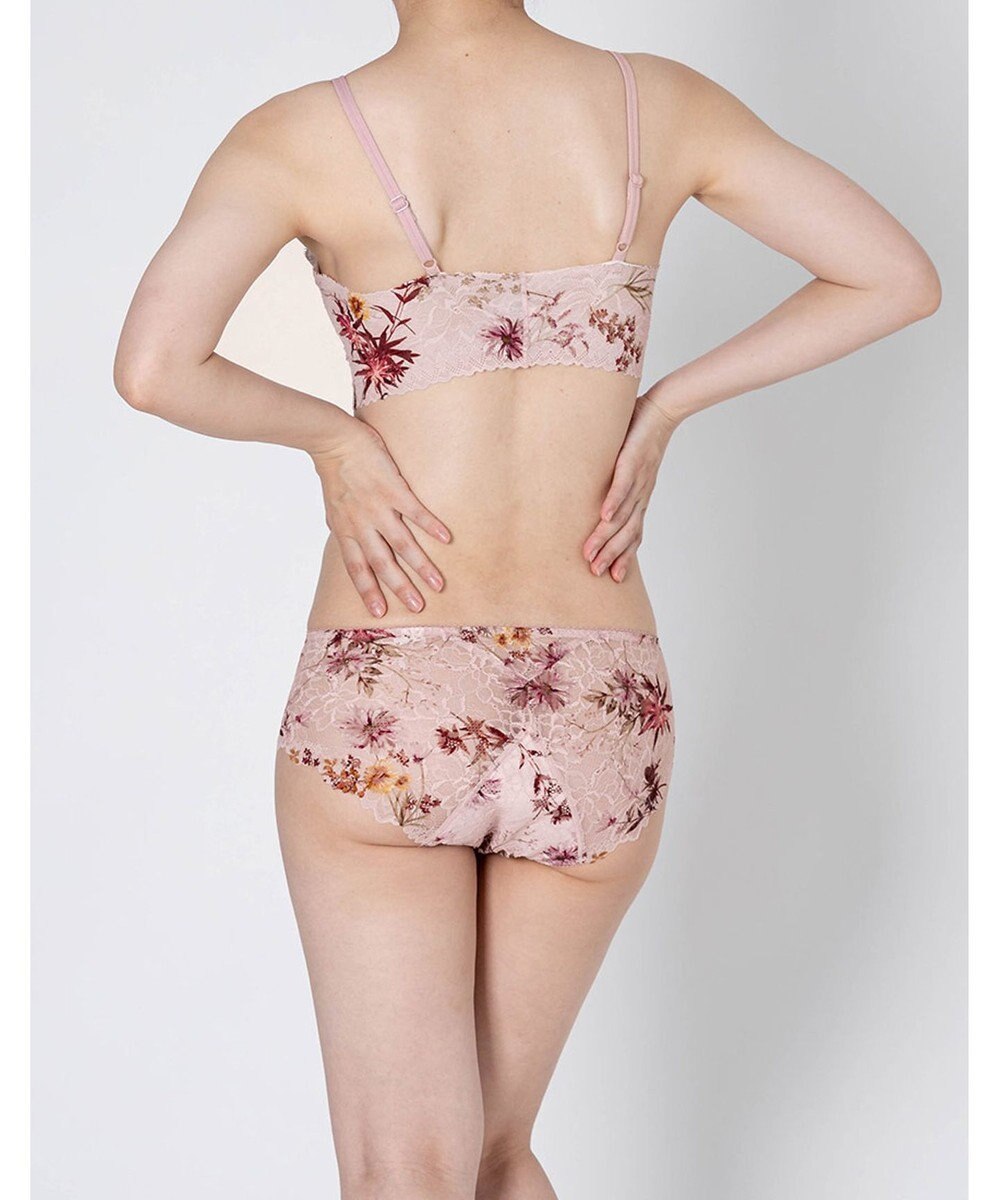 WACOAL サニタリーショーツ 【GOCOCi ゴコチ】 「普通~多い日」に対応 後ろまでしっかりカバー 羽付きナプキン対応 総レース 生理用ショーツ はきこみ丈あさめ レディース PGG198 /ワコール 