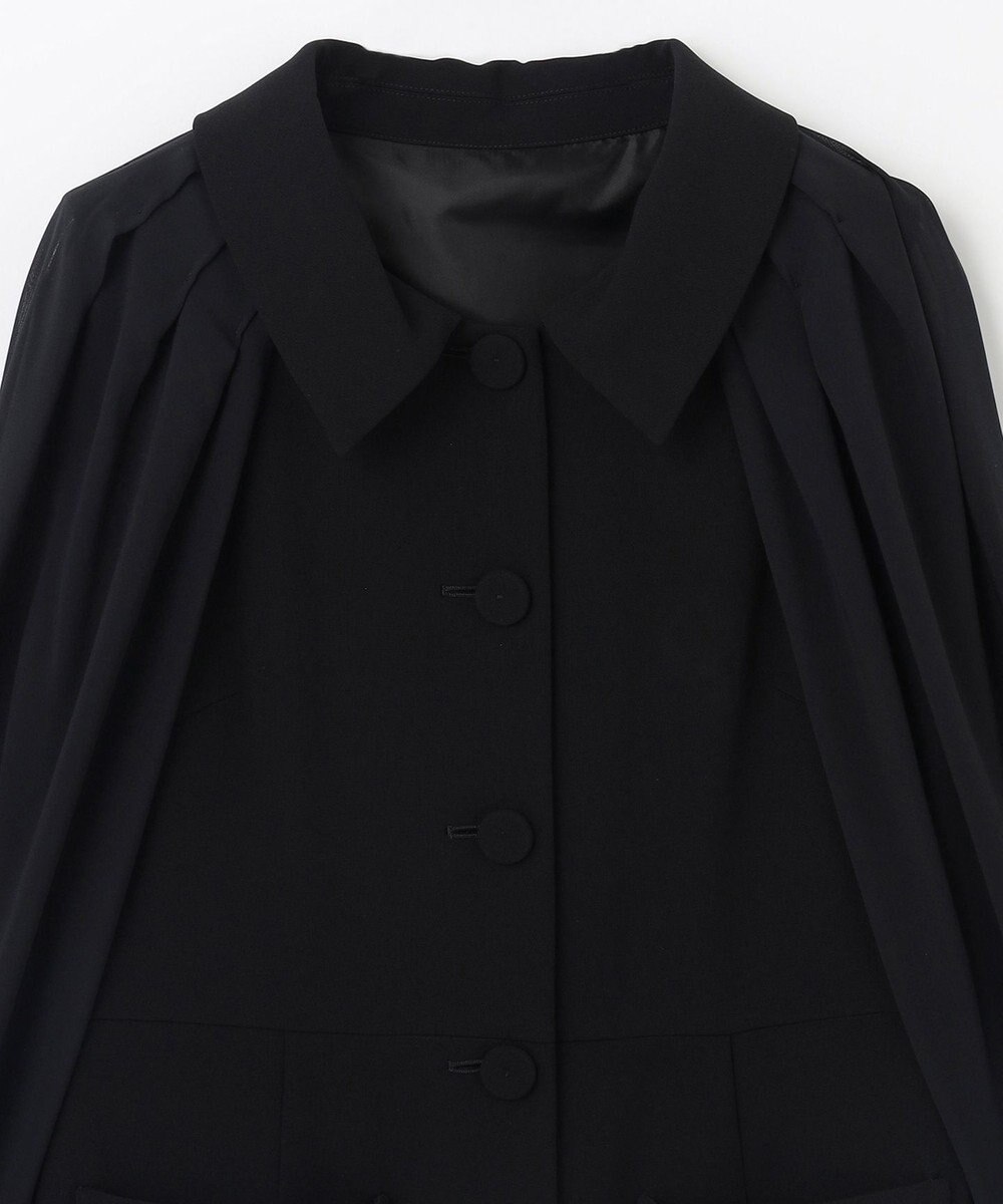 GRACE CONTINENTAL シアスリーブレイヤードレス 