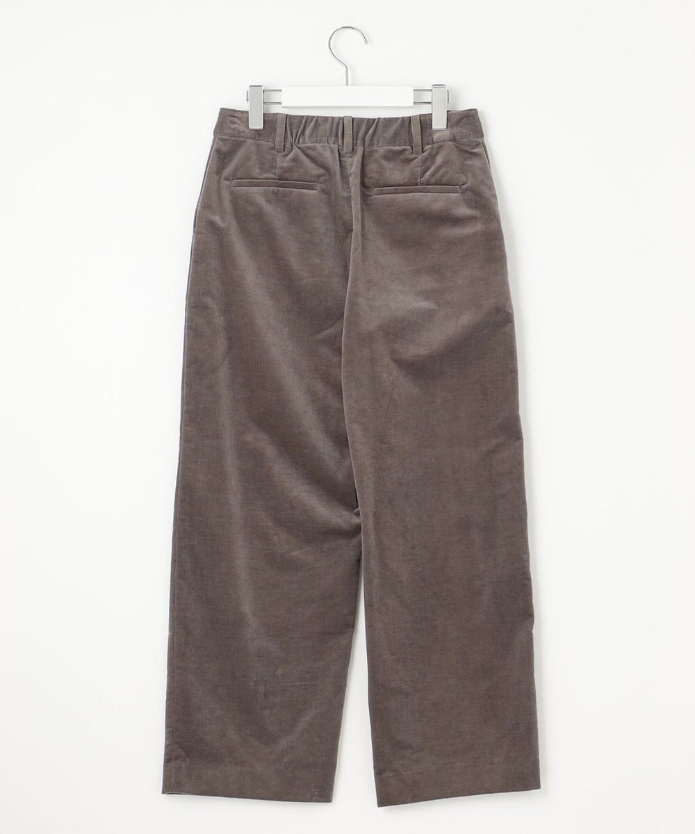J.PRESS LADIES 【洗える・吸水速乾】AIRDUROY LIGHT コーデュロイ ベイカー パンツ 