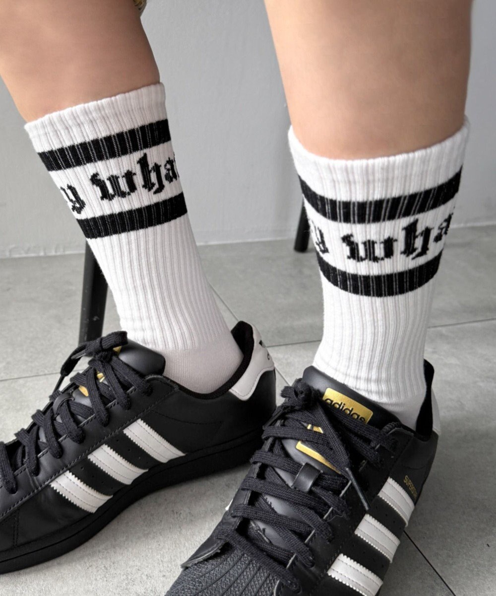 WEGO ロゴデザインソックス（R） 