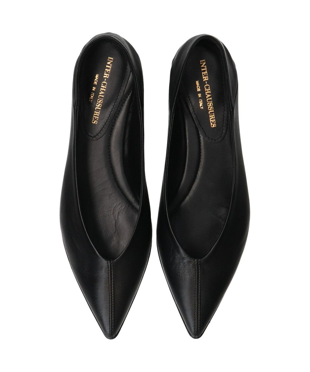 INTER-CHAUSSURES 【INTER-CHAUSSURES】ポインテッドトウサケットバレエシューズ 