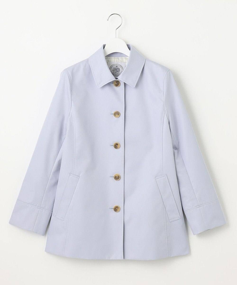 J.PRESS LADIES L 撥水ツイル ステンカラー ショート コート 