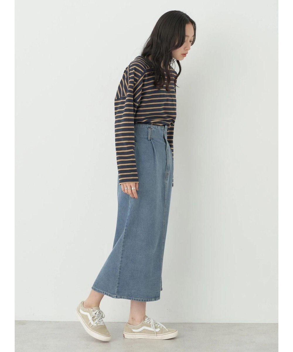 earth music&ecology デニムナロースカート 