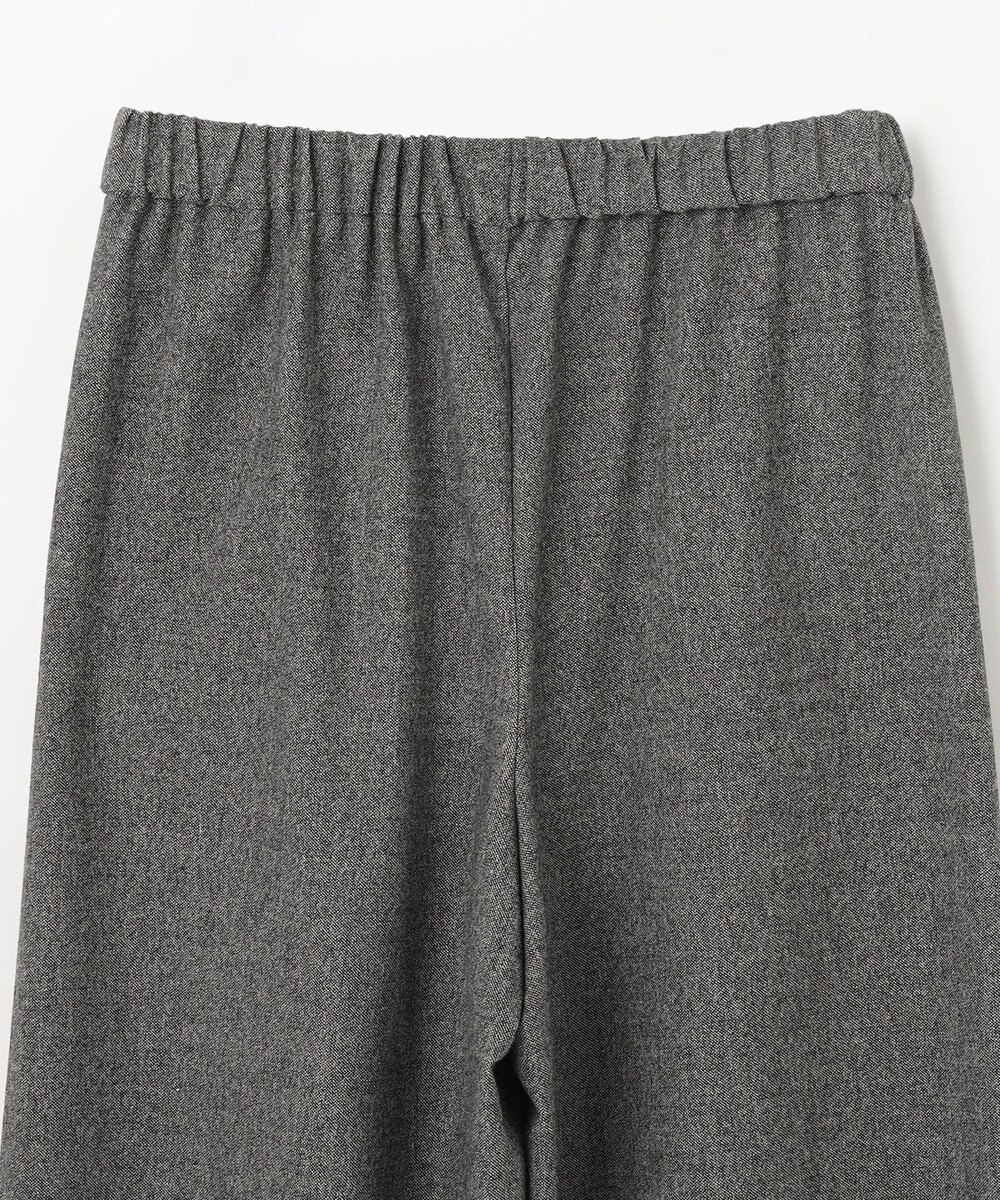ANY 【洗濯機可能/ウエストゴム】ライトツイード ワイドパンツ 
