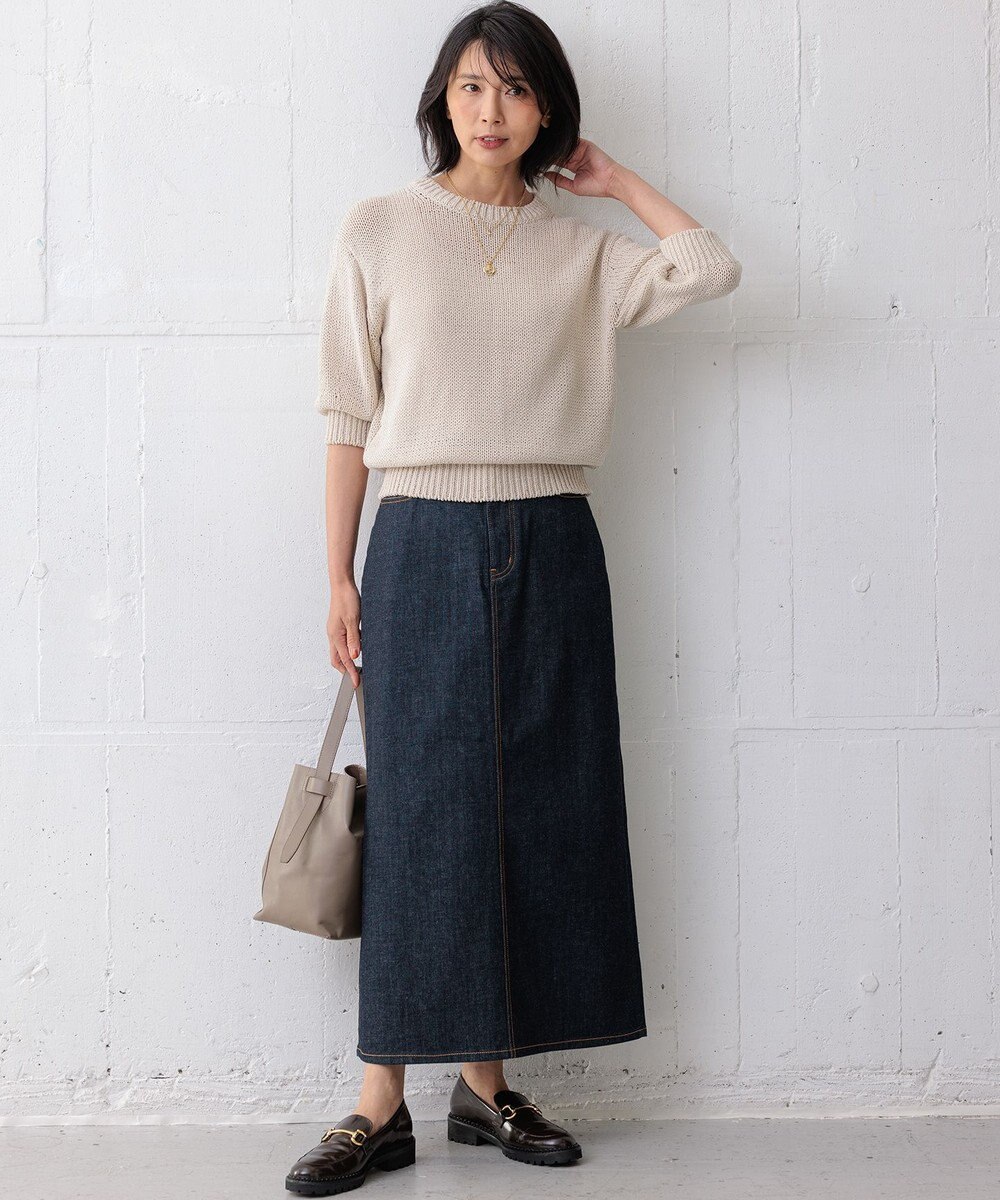 23区 【洗える】ルレックスバルキー ラメニット 