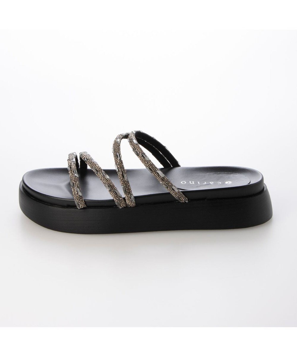 MODE ET JACOMO <carino>厚底ビジューサンダル 