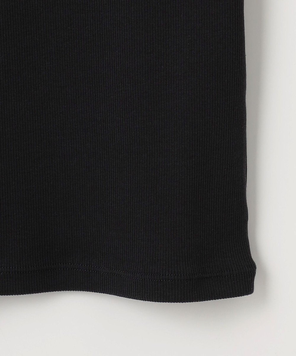 自由区 【洗える】ソフトリブ5分袖 Tシャツ 