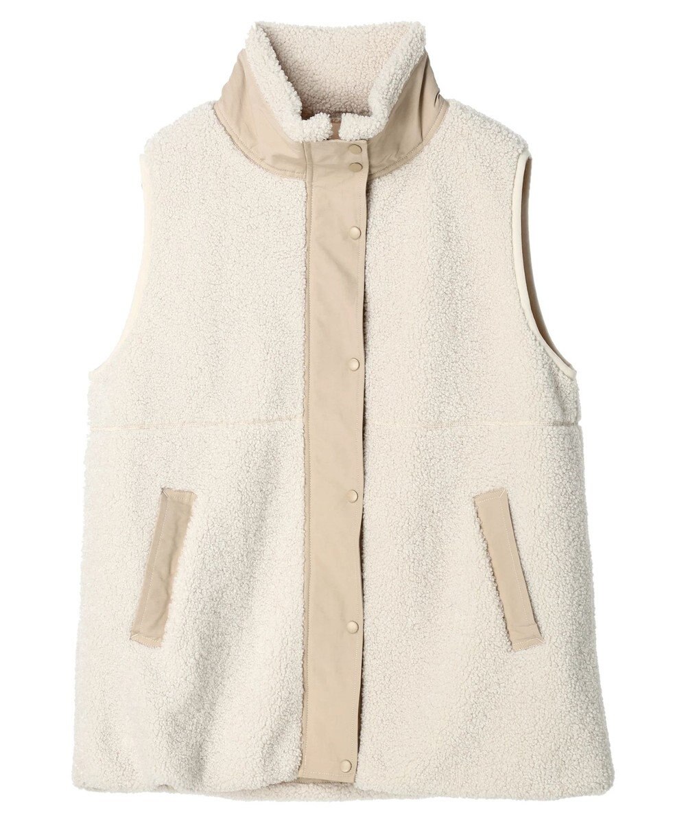 Green Parks ボアミドル丈ベスト 