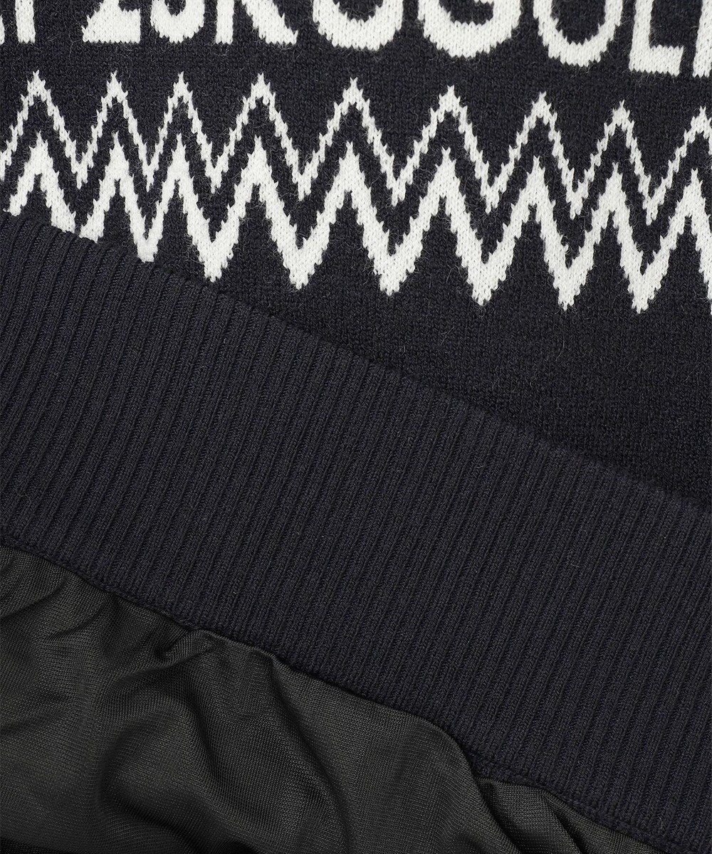 23区GOLF 【WOMEN】【ウォッシャブル】ノルディック柄裏付き ニット 