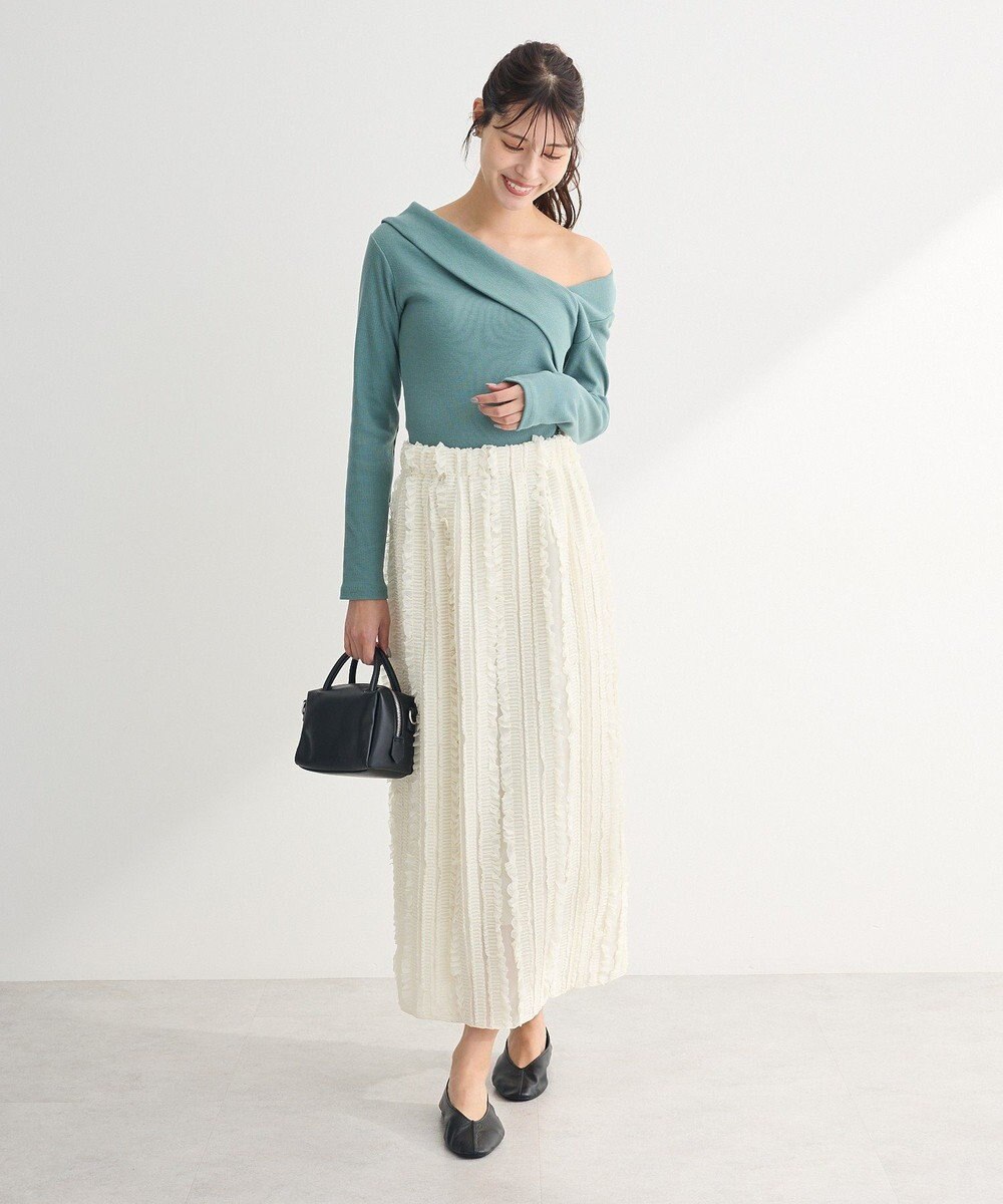 Green Parks ・ｓｗｉｎｇ　ｂｙ　クロスネックプルオーバー 