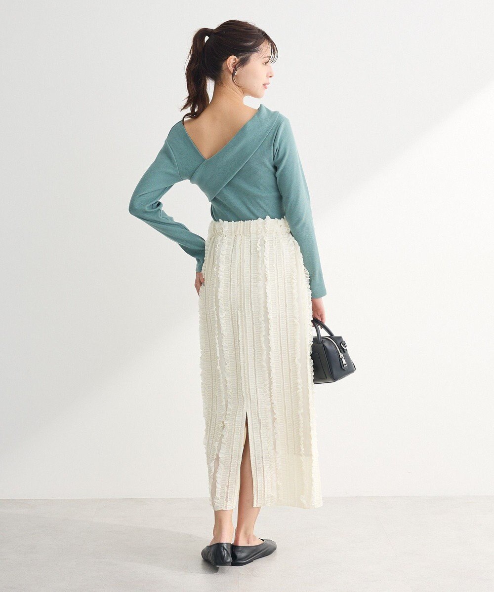 Green Parks ・ｓｗｉｎｇ　ｂｙ　クロスネックプルオーバー 