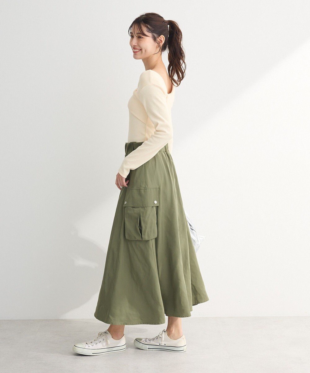 Green Parks ・ｓｗｉｎｇ　ｂｙ　クロスネックプルオーバー 