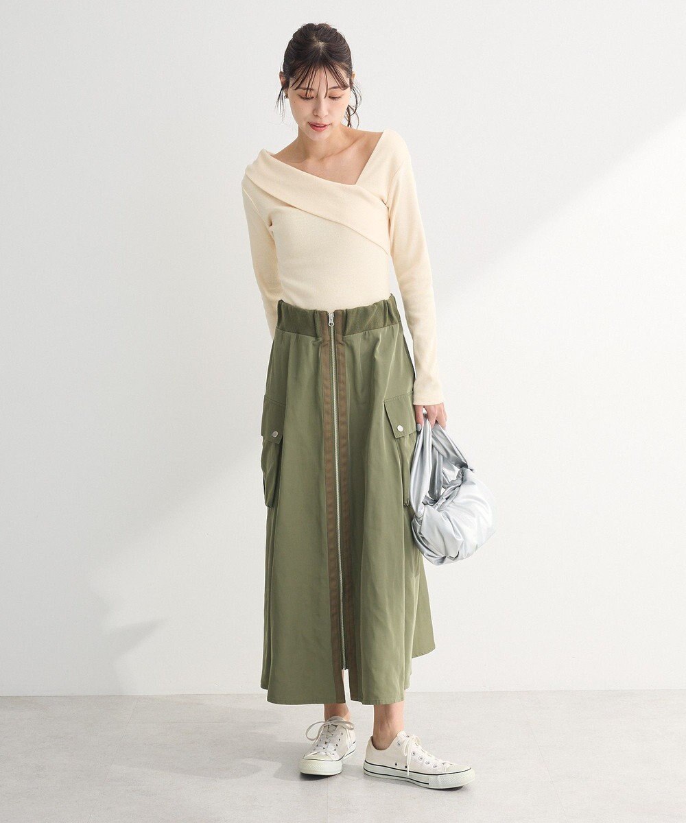 Green Parks ・ｓｗｉｎｇ　ｂｙ　クロスネックプルオーバー 