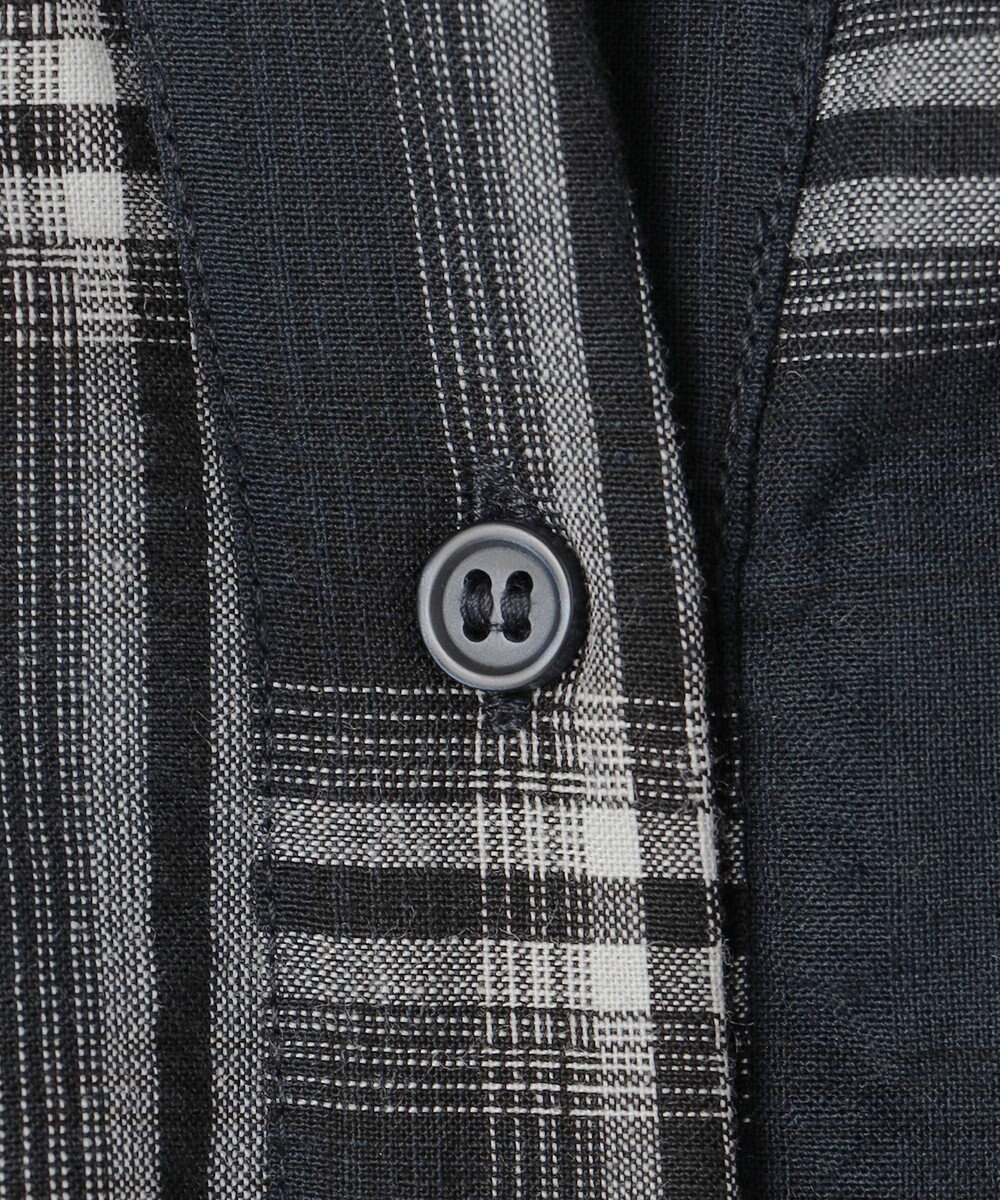 ANY SIS 【洗える】サッカーチェック ブラウス 