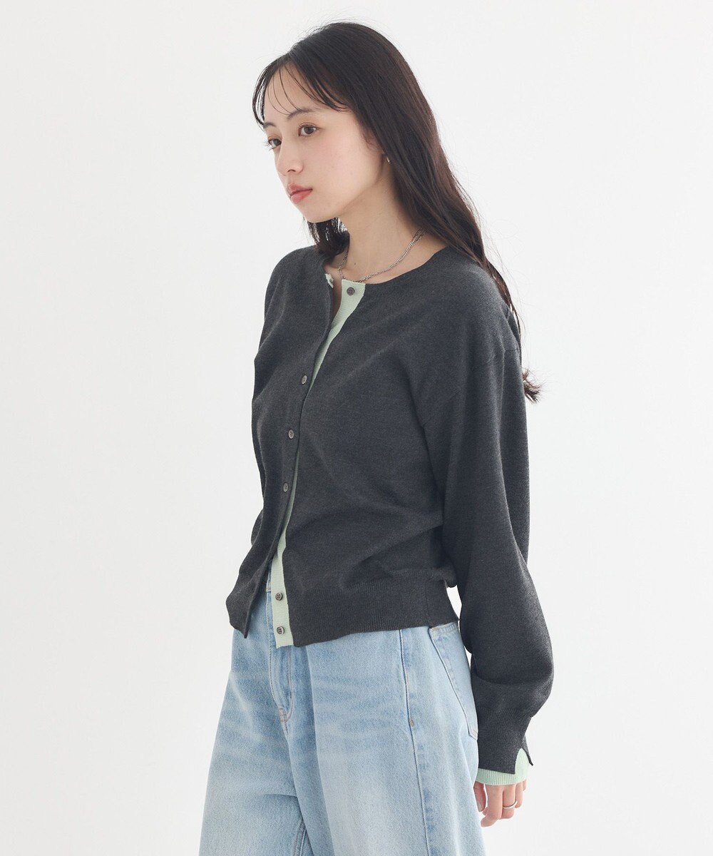 earth music&ecology 【予約】カラーコンビニットカーディガン 