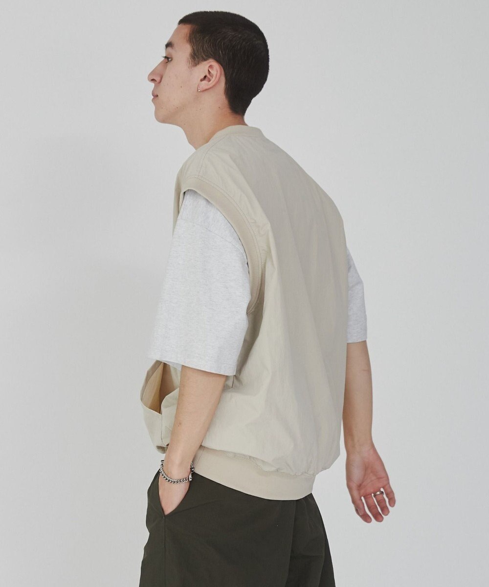 WEGO ナイロンVネックベスト 