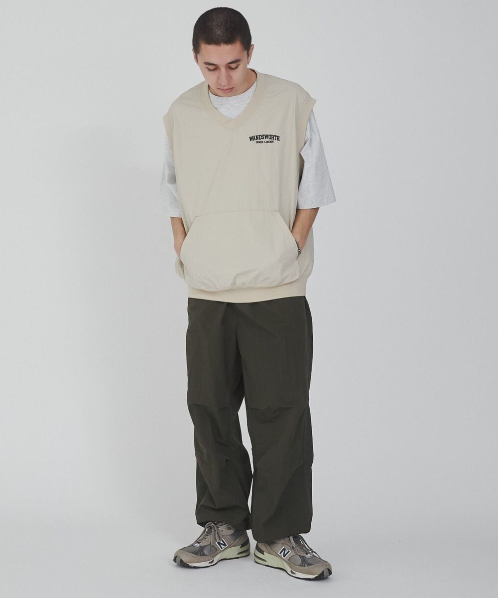 WEGO ナイロンVネックベスト 