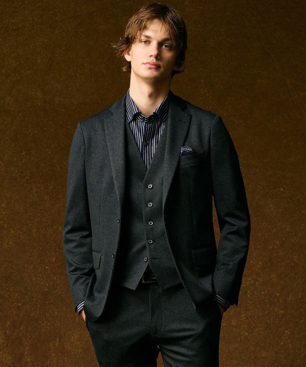 JOSEPH ABBOUD 【ストレッチ/多機能レジャーベスト】エアロムリネコンフォートジャージ ベスト 