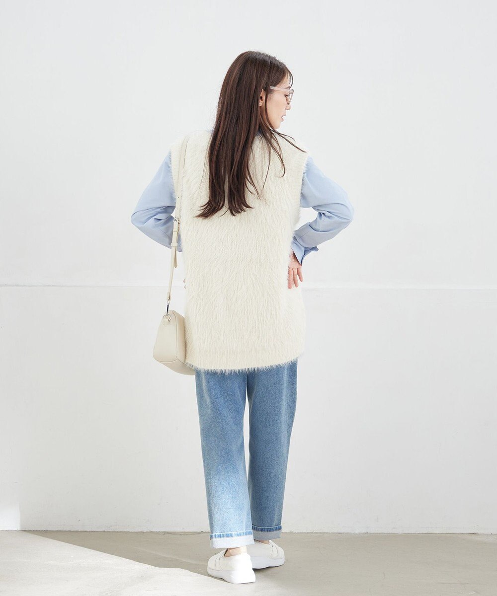 Tiaclasse 【洗える】フェザーニットベスト 