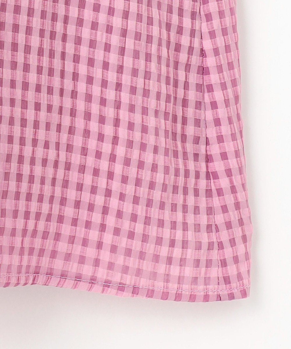 組曲 KIDS 【150-160㎝】ギンガムサッカー ワンピース 