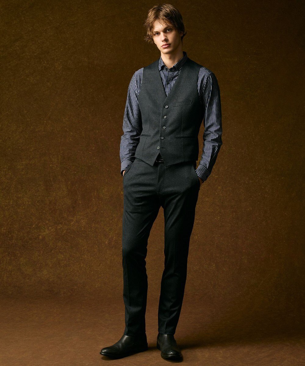 JOSEPH ABBOUD 【ストレッチ/多機能レジャーベスト】エアロムリネコンフォートジャージ ベスト 