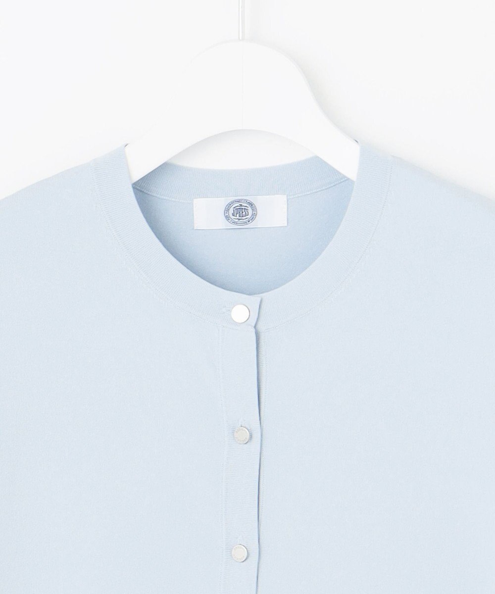 J.PRESS LADIES S 【洗える】RAYON ELITE STRETCH クルーネック カーディガン 