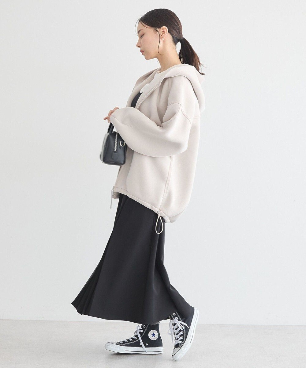 earth music&ecology フーディーダンボールジップブルゾン 