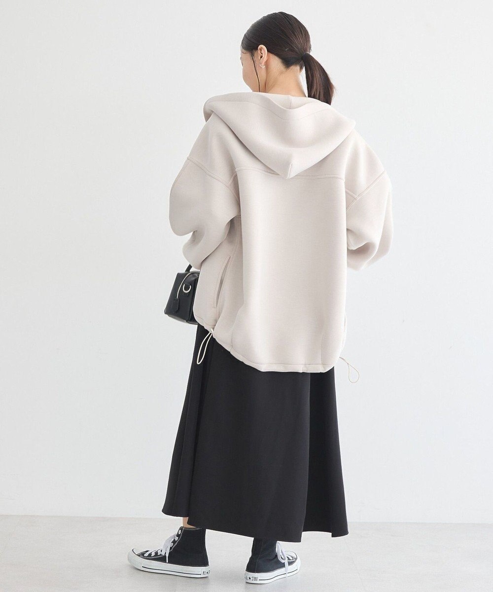 earth music&ecology フーディーダンボールジップブルゾン 