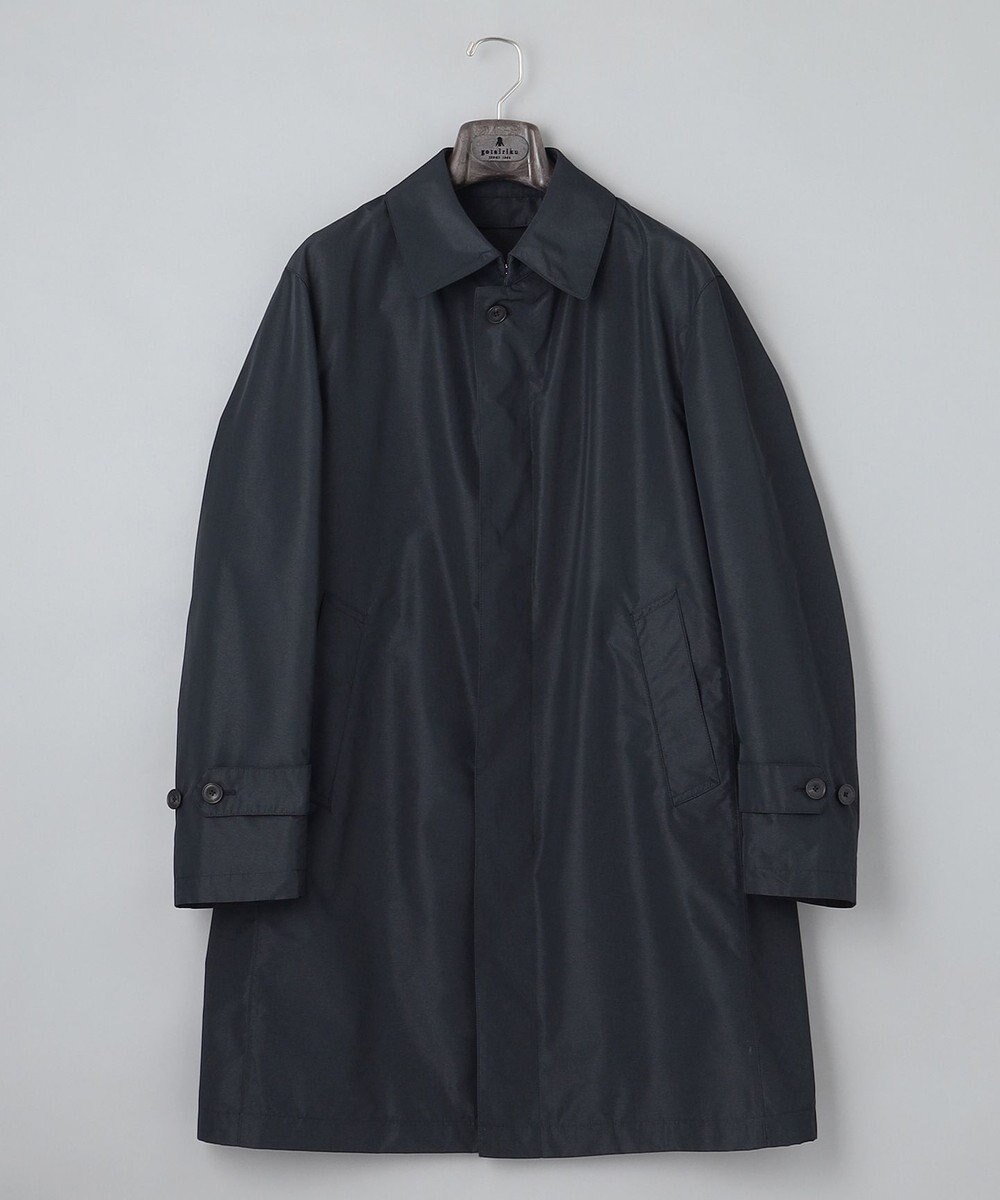 GOTAIRIKU メランジシャンブレー ステンカラーコート 