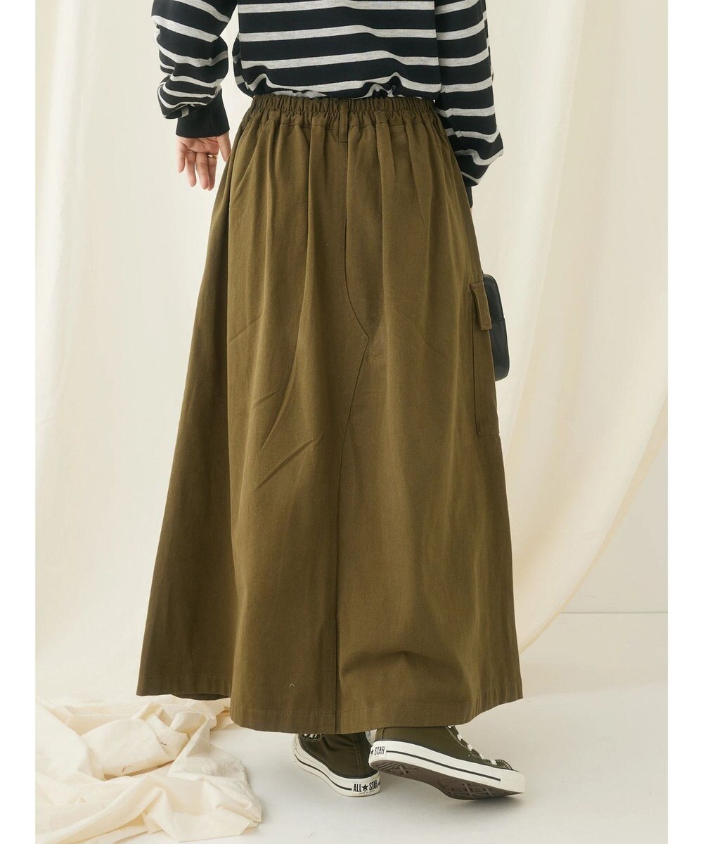 CRAFT STANDARD BOUTIQUE 綿ピーチカーゴスカート 