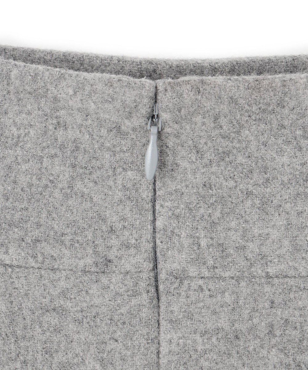 BEIGE， CHAMPIONNET  / ウールメルトン  Iラインスカート 