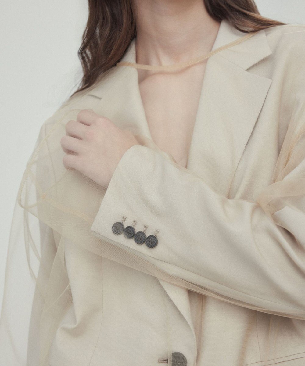 BEIGE， 【Oggi 6月号掲載】OREGANO / サマーウールテーラードジャケット 