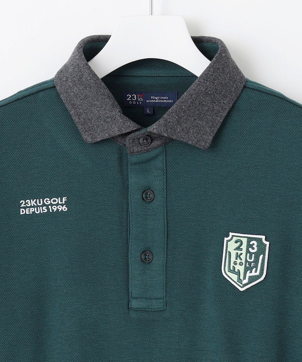 23区GOLF 【MEN】【吸湿発熱】グランサーモカノコ ポロシャツ 