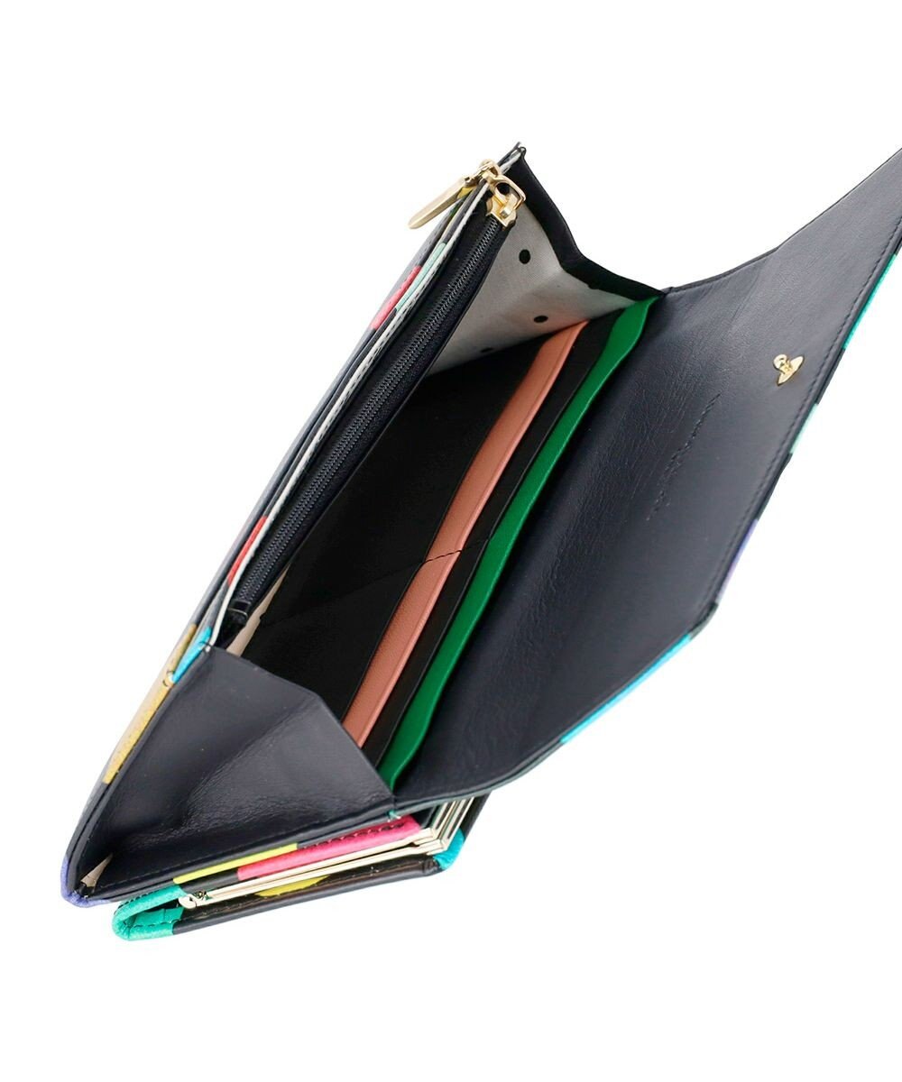 tsumori chisato CARRY カラフルズームドット がま口 長財布 