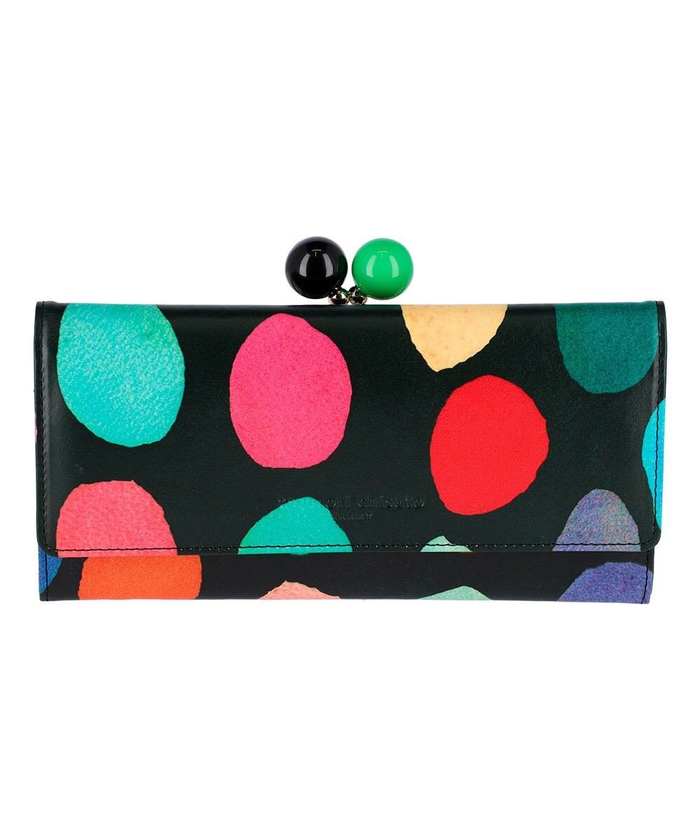tsumori chisato CARRY カラフルズームドット がま口 長財布 
