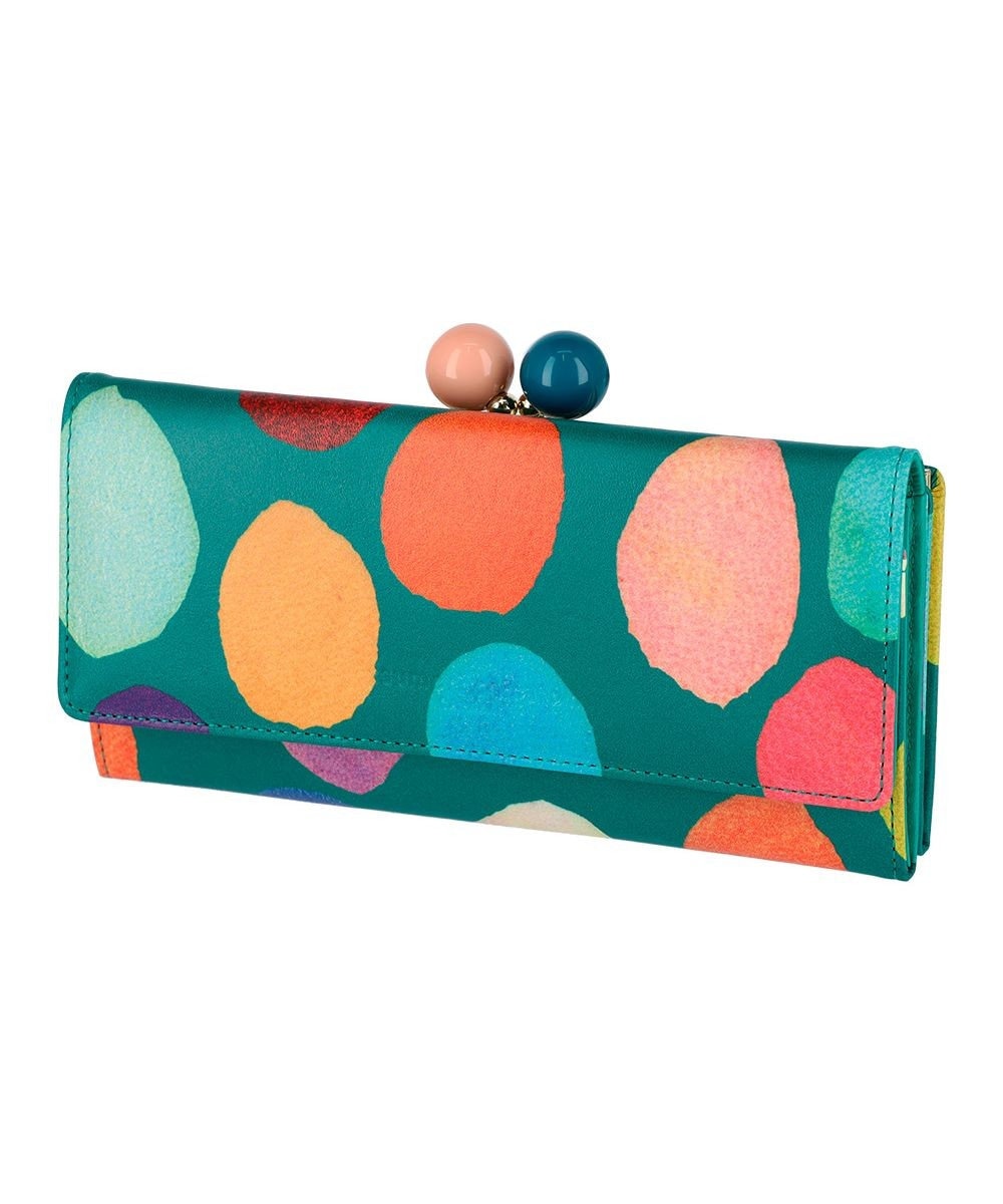 tsumori chisato CARRY カラフルズームドット がま口 長財布 