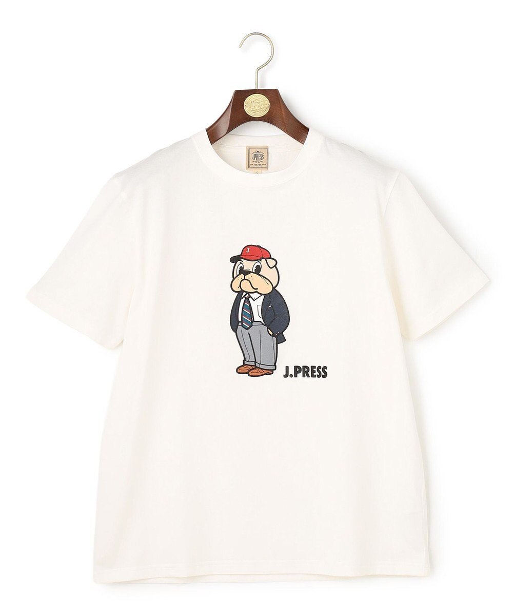 J.PRESS MEN 新デザイン【BULLDOG BOY】プリント Tシャツ 