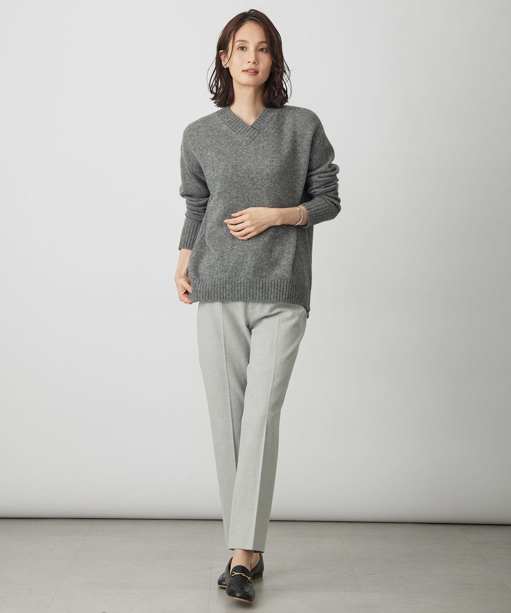 J.PRESS LADIES L YAK BLEND Vネック ニット 