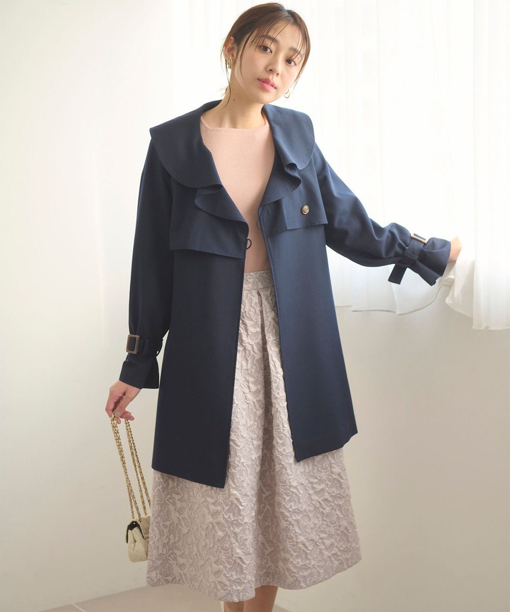 Feroux 【セットアイテム】ニット×ジャガードスカート セット 