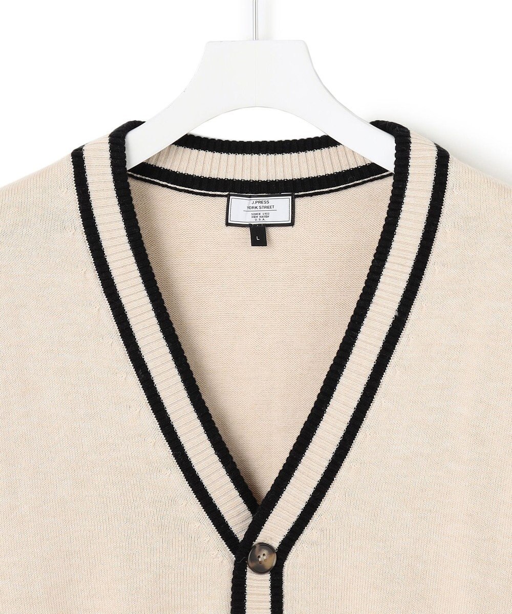 J.PRESS YORK STREET 【UNISEX】ANTI PILLING WOOL Vネックカーディガン 