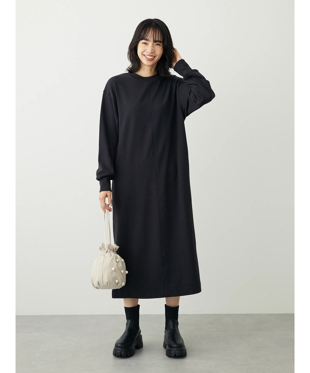 Green Parks ミニ裏毛ワンピース 