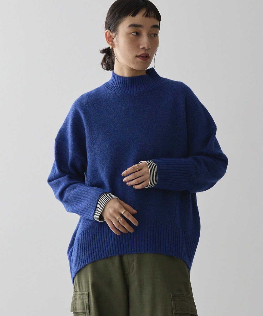 AMERICAN HOLIC モックネックコクーンニットプルオーバー 