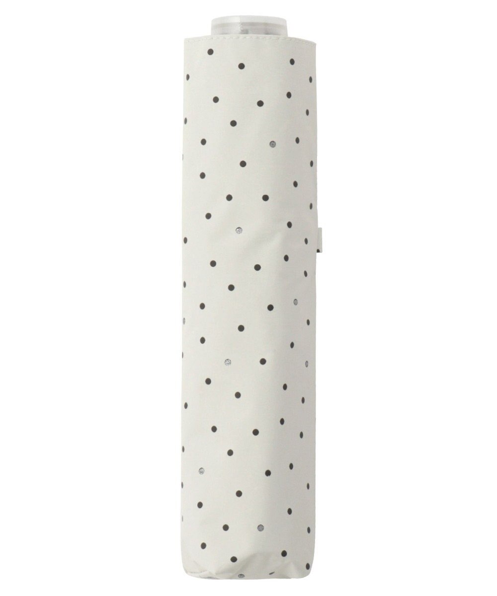 MOONBAT Fuwacool(フワクール) フワクールホワイト 晴雨兼用日傘 折りたたみ傘 ランダムドット 軽量 一級遮光／遮熱／UV 