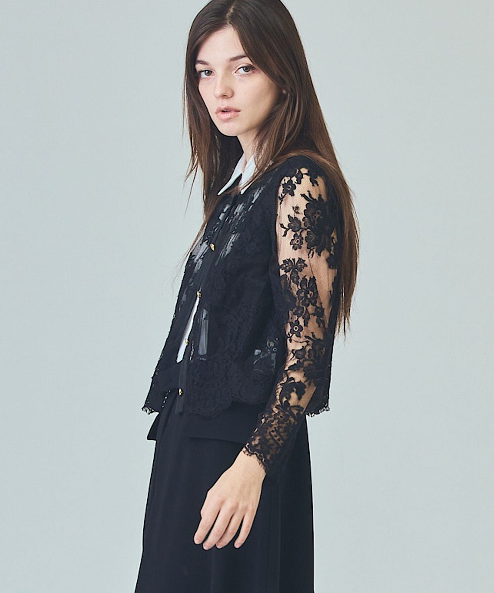 GRACE CONTINENTAL リバーレースジャケット 