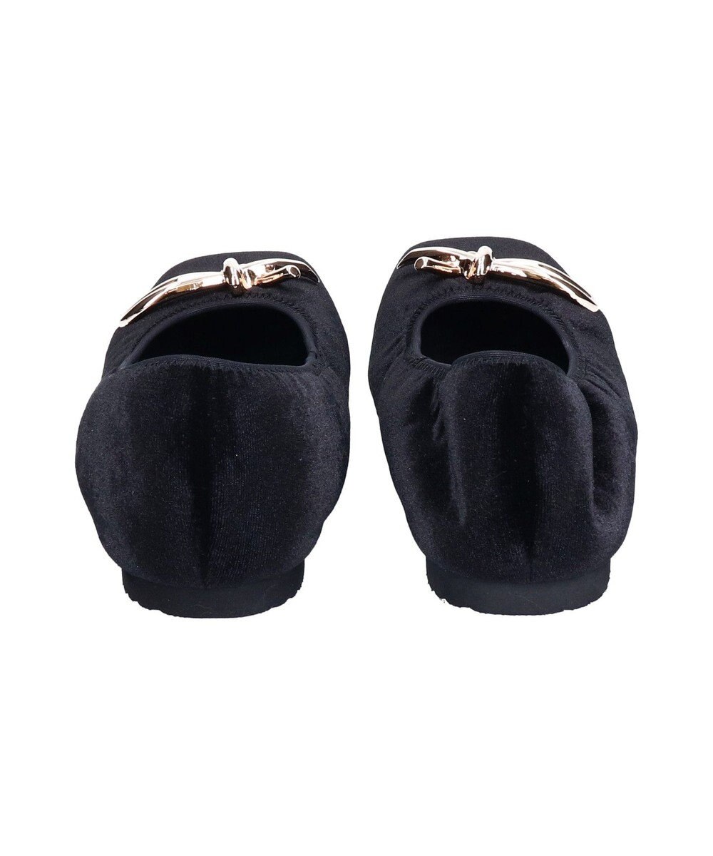 Bridget Birkin 【PARADIS COULEUR】スクエアトウメタルリボンバレエシューズ 