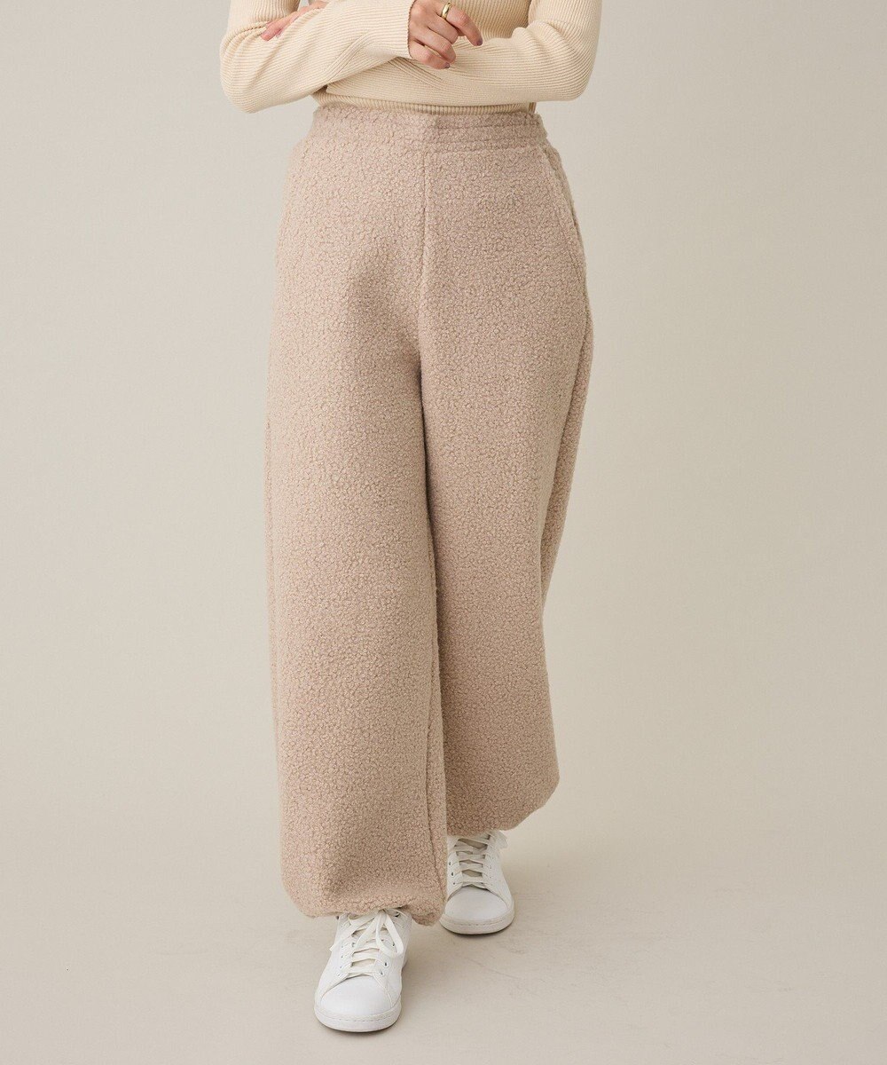 CRAFT STANDARD BOUTIQUE ブークレ風カットソーパンツ 